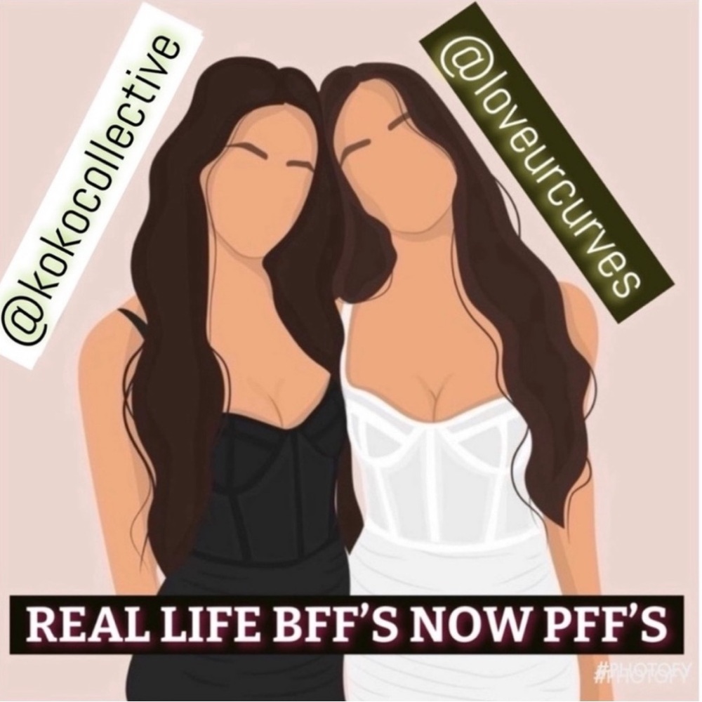 @loveurcurves MY BFF CJ❤️ON POSH w/ our newest 👗